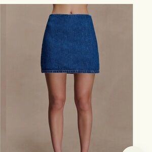 Meshki mini denim skirt 100% cotton